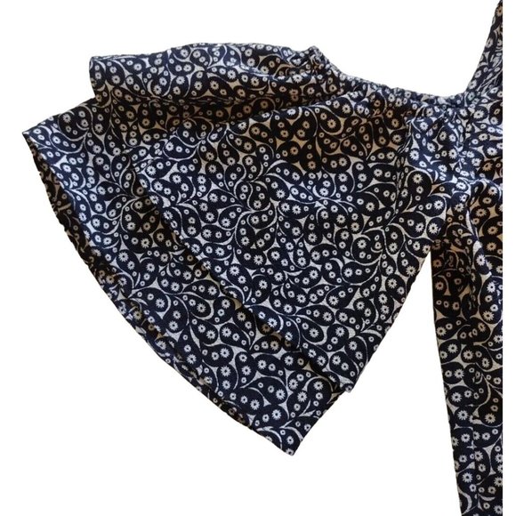 Michael Kors Top Womens Small Cold Shoulder Layered Sleeves - Picture 11 of 11